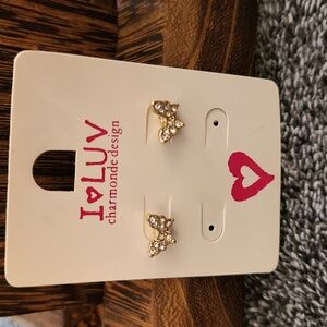 I Luv Charmonde Butterfly Earrings